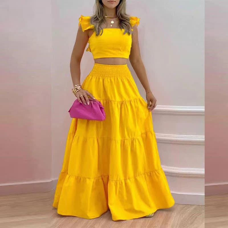 Vestido de duas peças