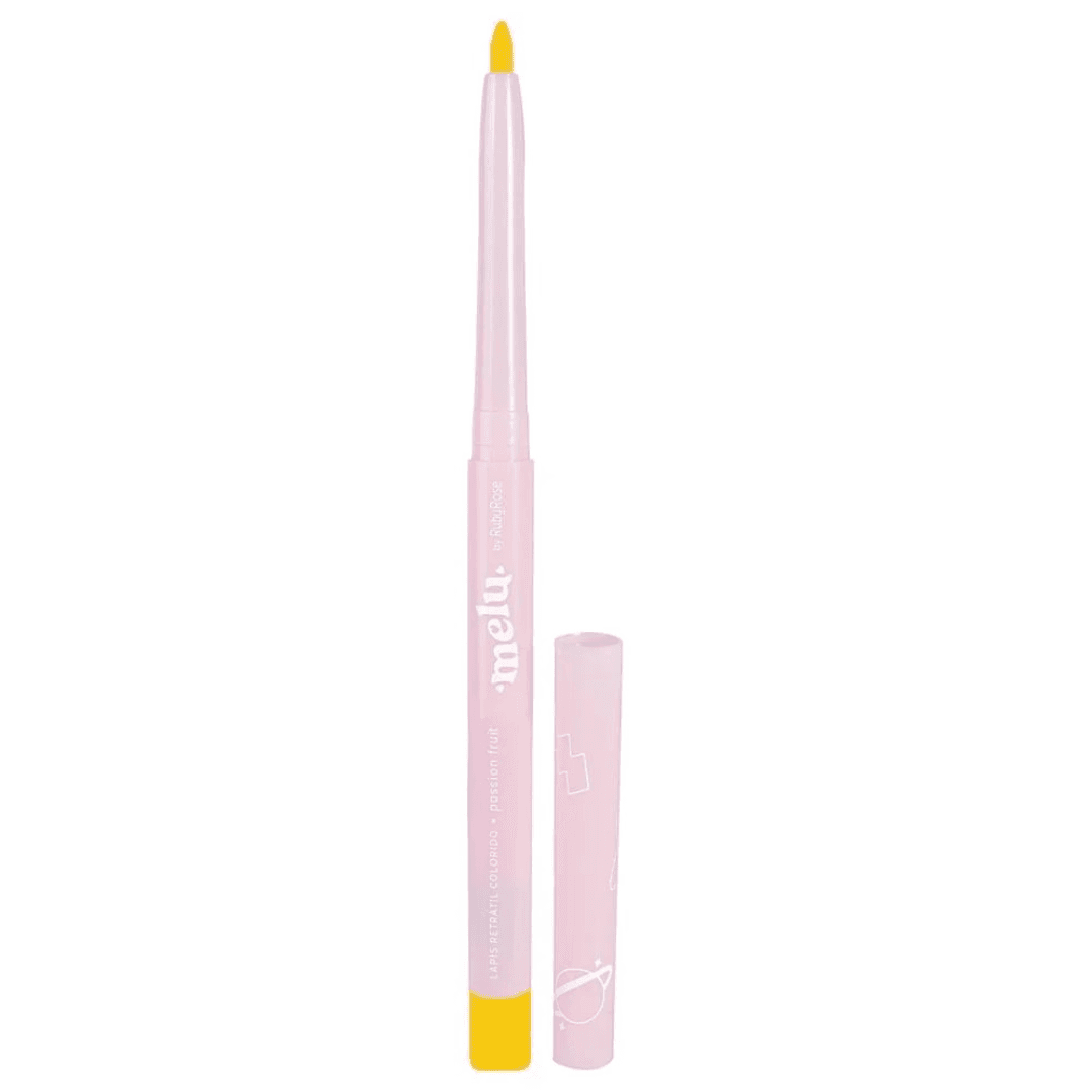 Lápis Retrátil Colorido Melu RR2056 Passion Fruit Amarelo