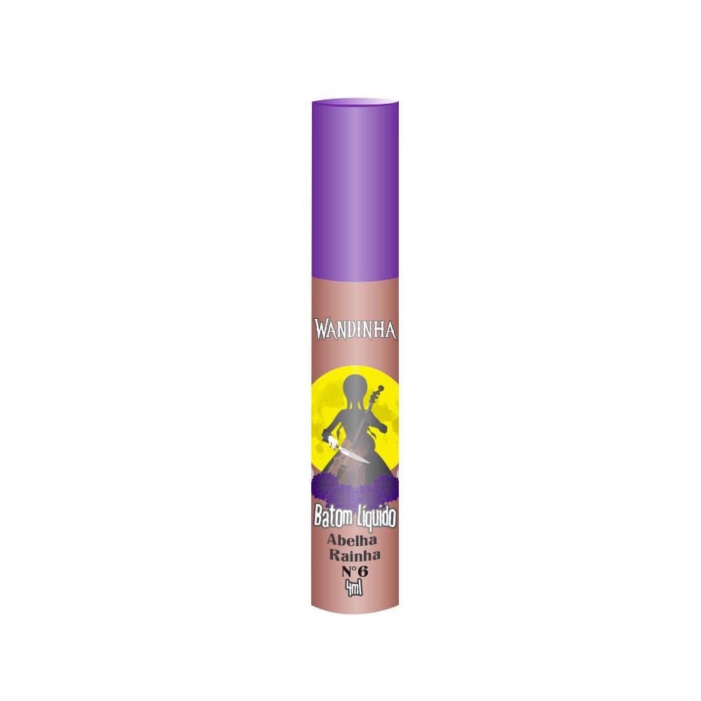 Batom Líquido Matte Wandinha Abelha Rainha Cor 06 WA64554