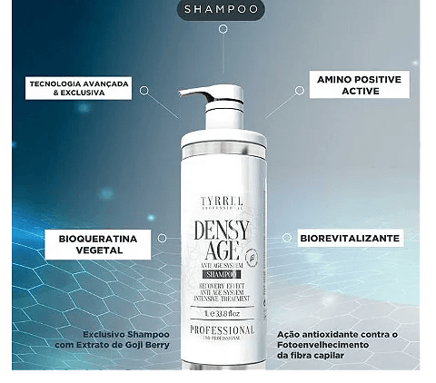 Densy Age Shampoo Anti Age System Tyrrel 1Litro