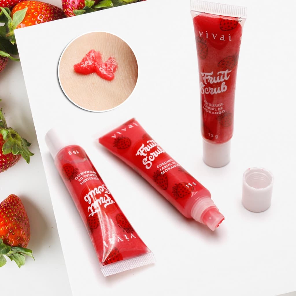 ESFOLIANTE LABIAL MORANGO VIVAI 6,99