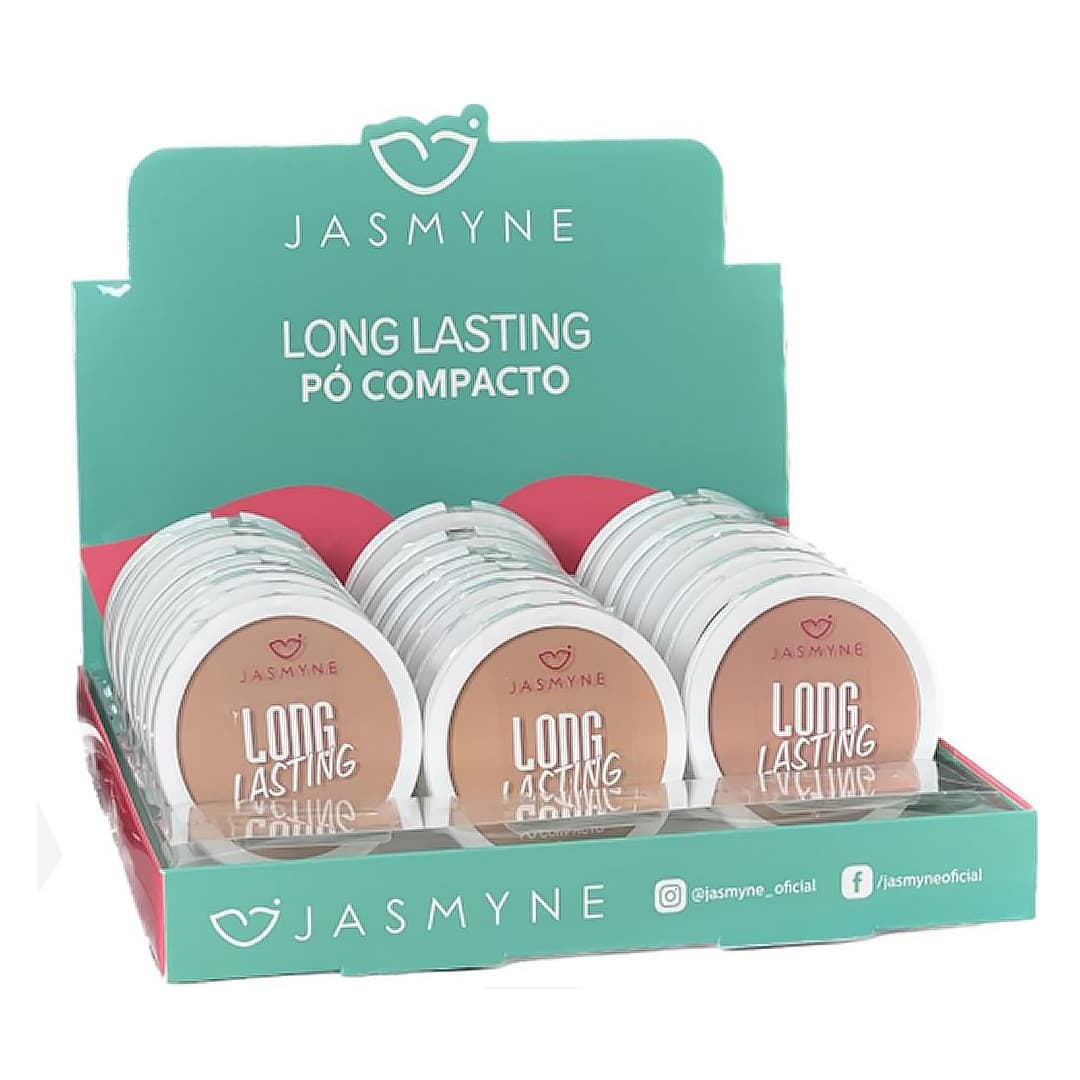 Pó Compacto Long Lasting Jasmyne Cor 02 JS08010