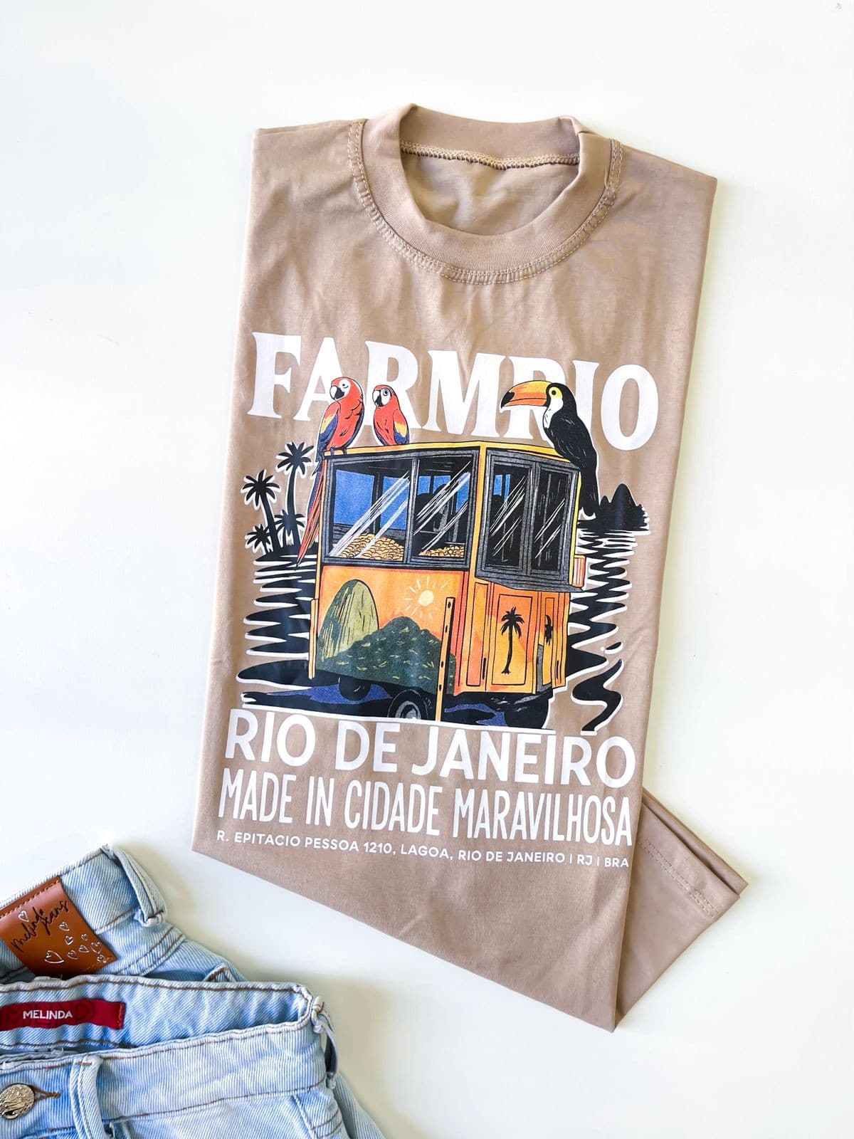 T-Shirt Feminina Estampas Rio Ref. 808