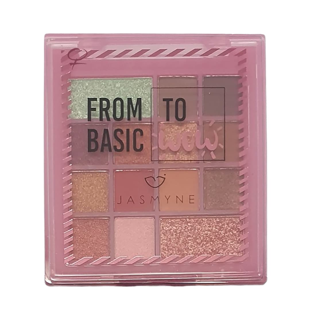 Paleta de Sombras Basic WOW Jasmyne Cor A JS06076