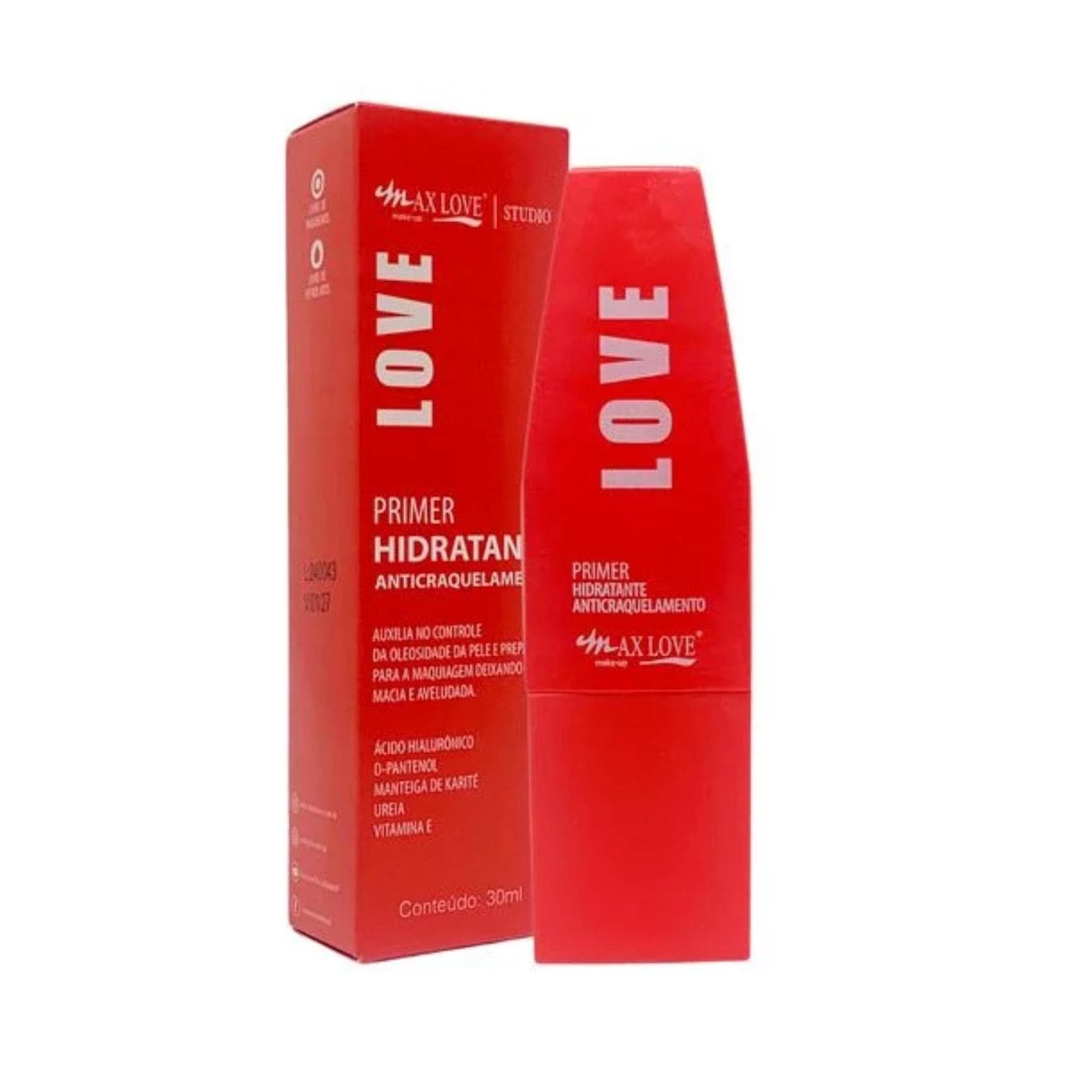 Primer Facial Hidratante Anticraquelamento Max Love