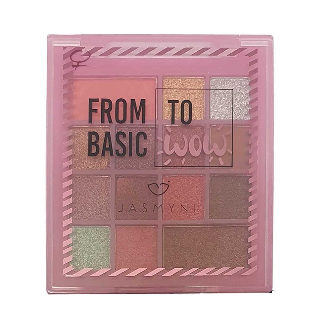 Paleta de Sombras Basic WOW Jasmyne Cor B JS06076