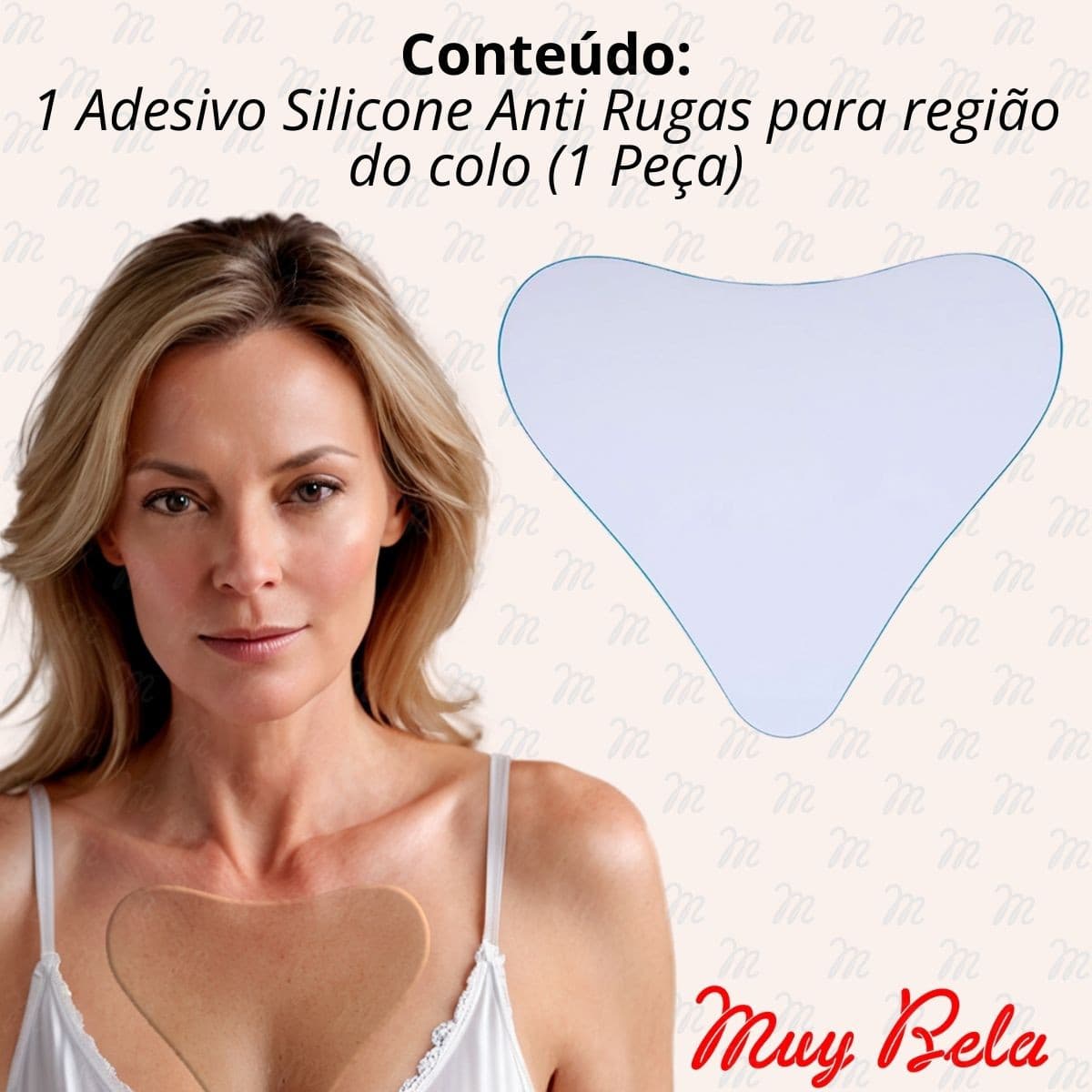 Adesivo Anti Rugas para Colo Triangulo Incolor