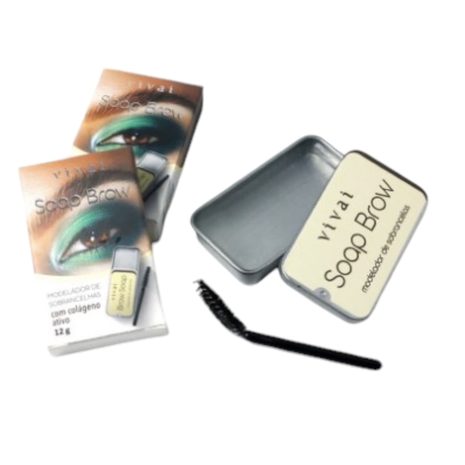Modelador de Sobrancelha Incolor Soap Brow Vivai
