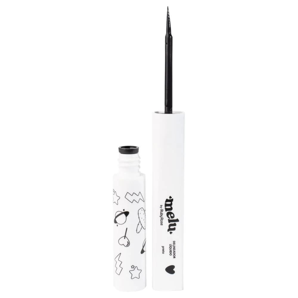 Delineador Líquido Preto Melu RR2201