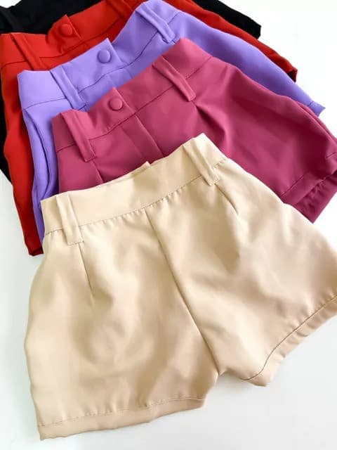 Short Feminino Alfaiataria Malu ref. 784