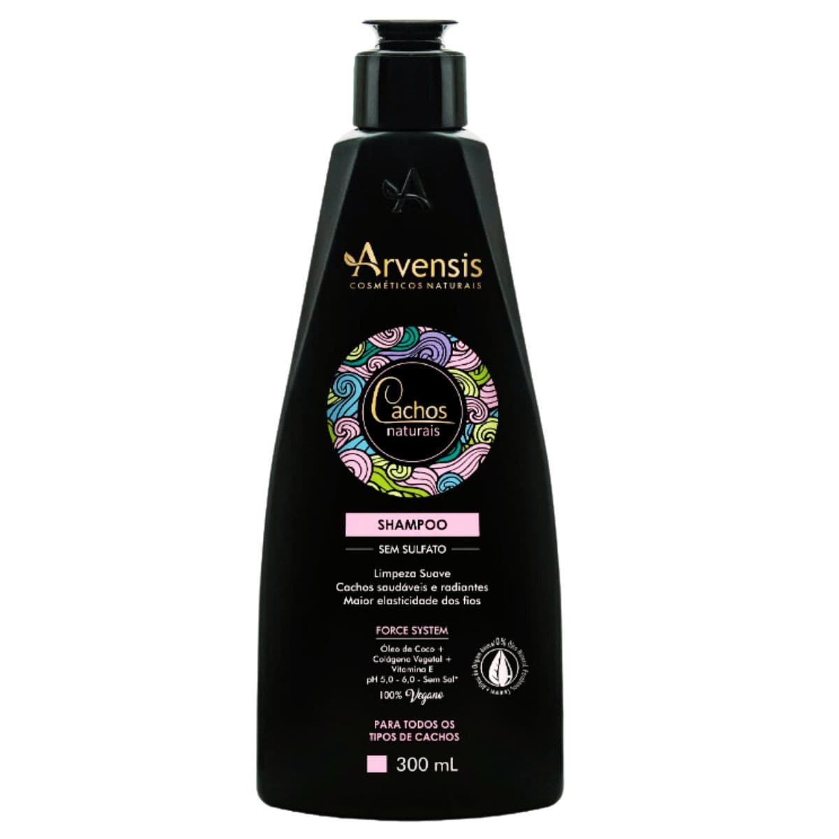 Kit Shampoo E Condicionador Cachos Naturais Arvensis 300ml