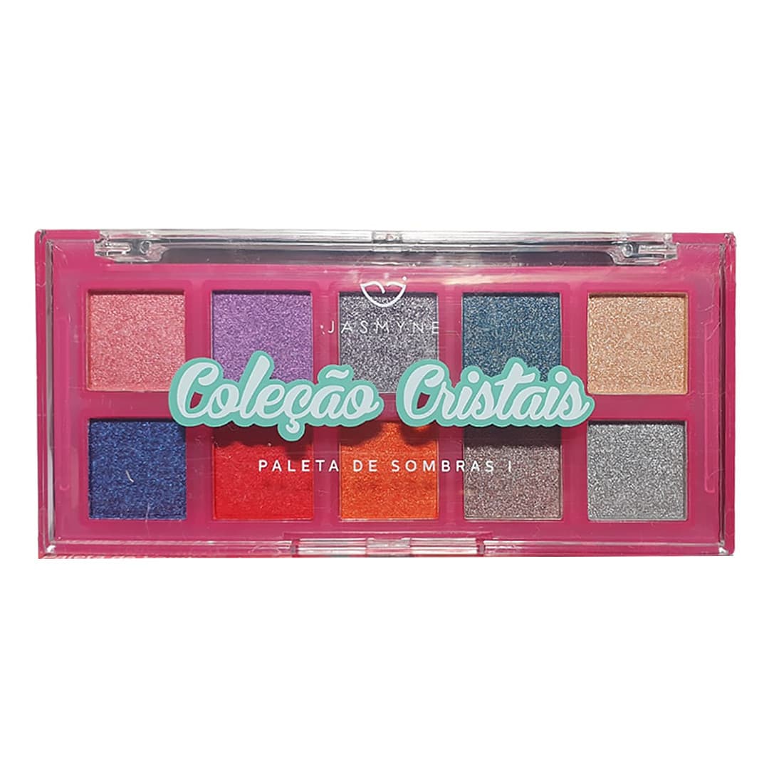 Paleta de Sombras Coleção Cristais Cor B Jasmyne JS01098