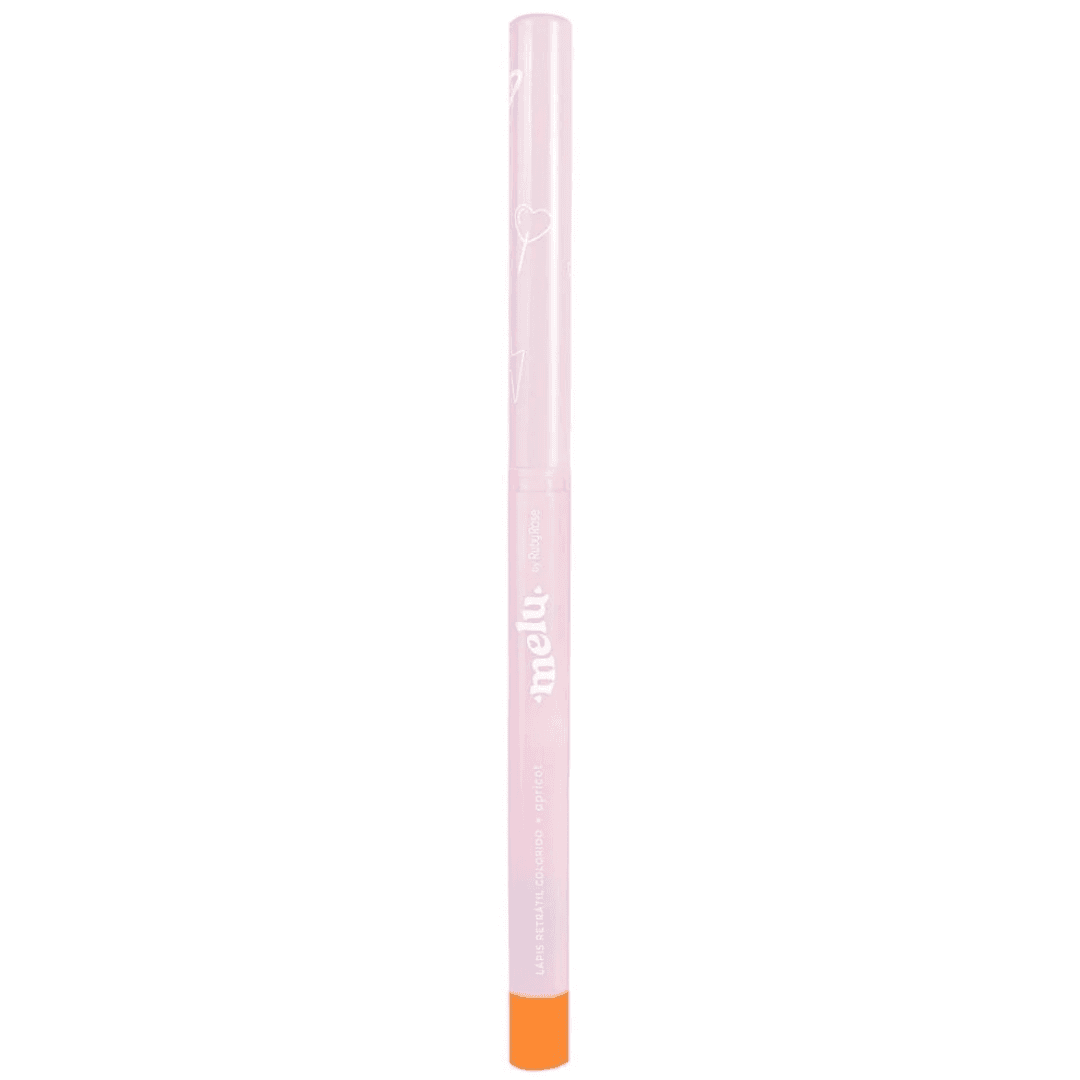 Lápis Retrátil Colorido Melu RR2056 Apricot Laranja