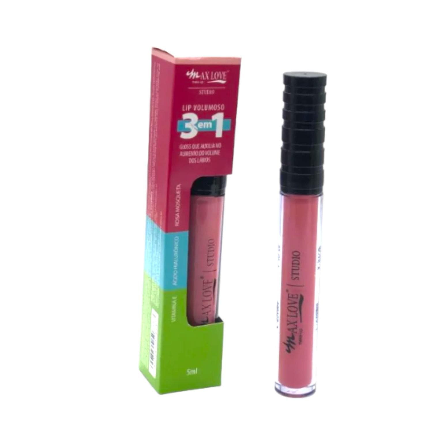 Gloss Lip Volumoso Cremoso 3 em 1 309 Max Love